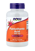 Pantothenic Acid, 500 mg, 100 Veg Capsules