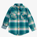 Turquoise Plaid Shirt